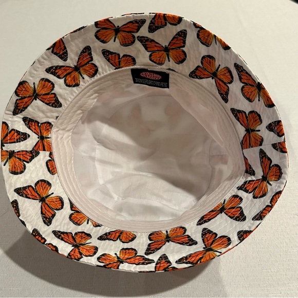 Petals and Peacocks Monarch Butterfly Bucket Hat - OS - Picture 8 of 9